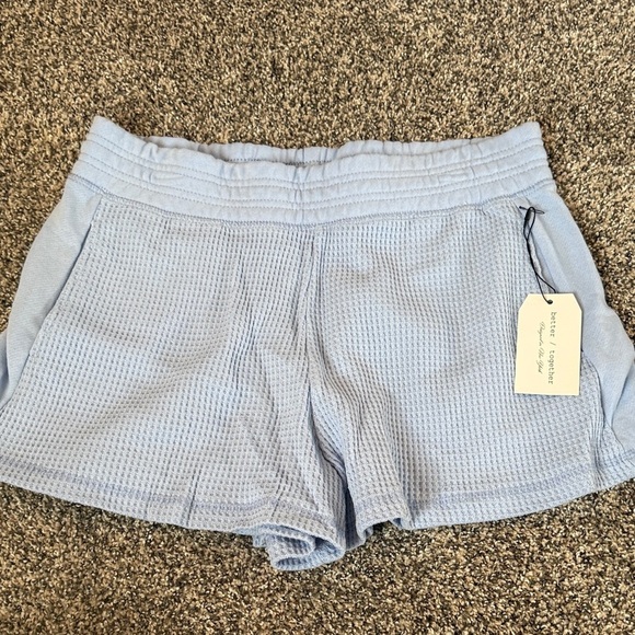 Better Together Pants - Women's Better Together Athletic Shorts in Light Blue Size Large NWT